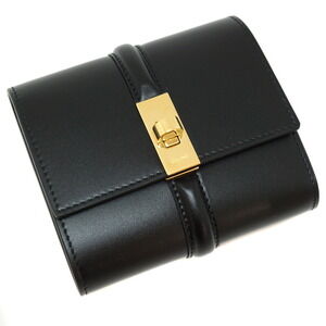 Celine Trifold Wallet Seize Black
